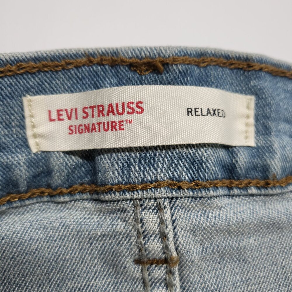 Levi Strauss Signature Jeans Mens Relaxed Fit 40X32 (Fit 42 X 32 ) Stretch - Picture 4 of 16